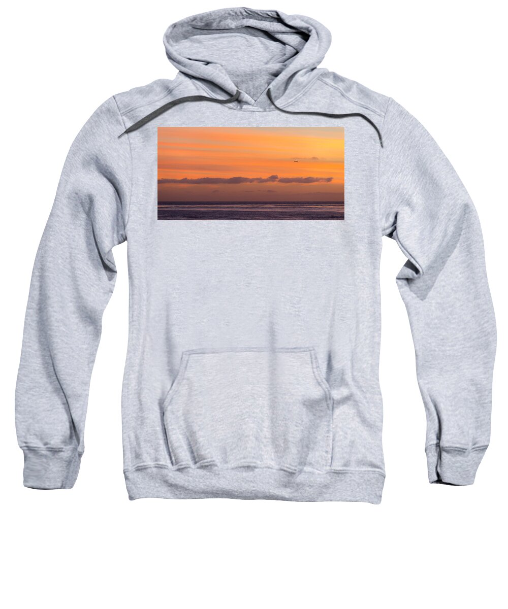 Beach Sweatshirt featuring the photograph I'll Fly Away by Peter Tellone