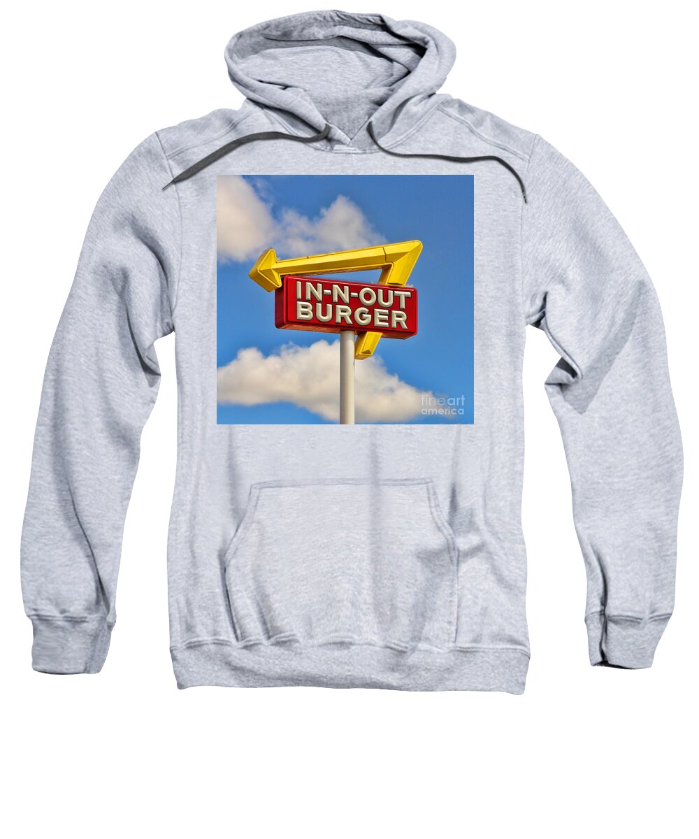 In N Out Sweatshirt featuring the photograph In N Out Burger 6946 by Jack Schultz