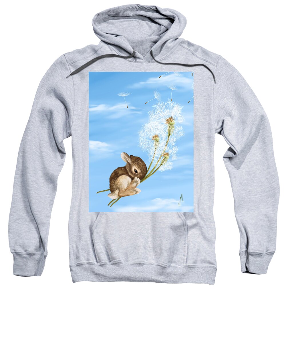 Ipad Sweatshirt featuring the painting In the air by Veronica Minozzi