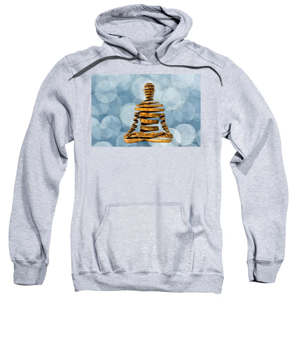 Buddha Sweatshirt featuring the photograph Inner Peace by Andrea Kollo