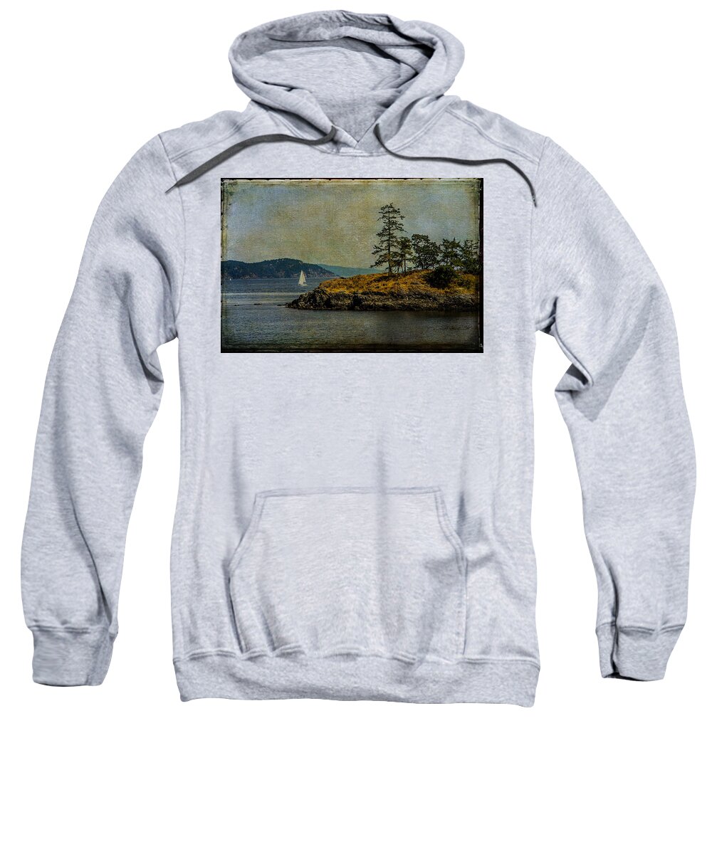 Landscape Sweatshirt featuring the photograph Island Time by Kathy Bassett