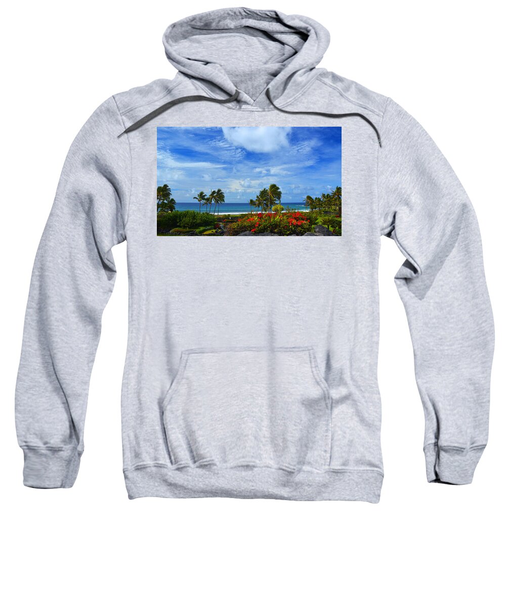 Hawaii Sweatshirt featuring the photograph Kauai Splendor by Marie Hicks