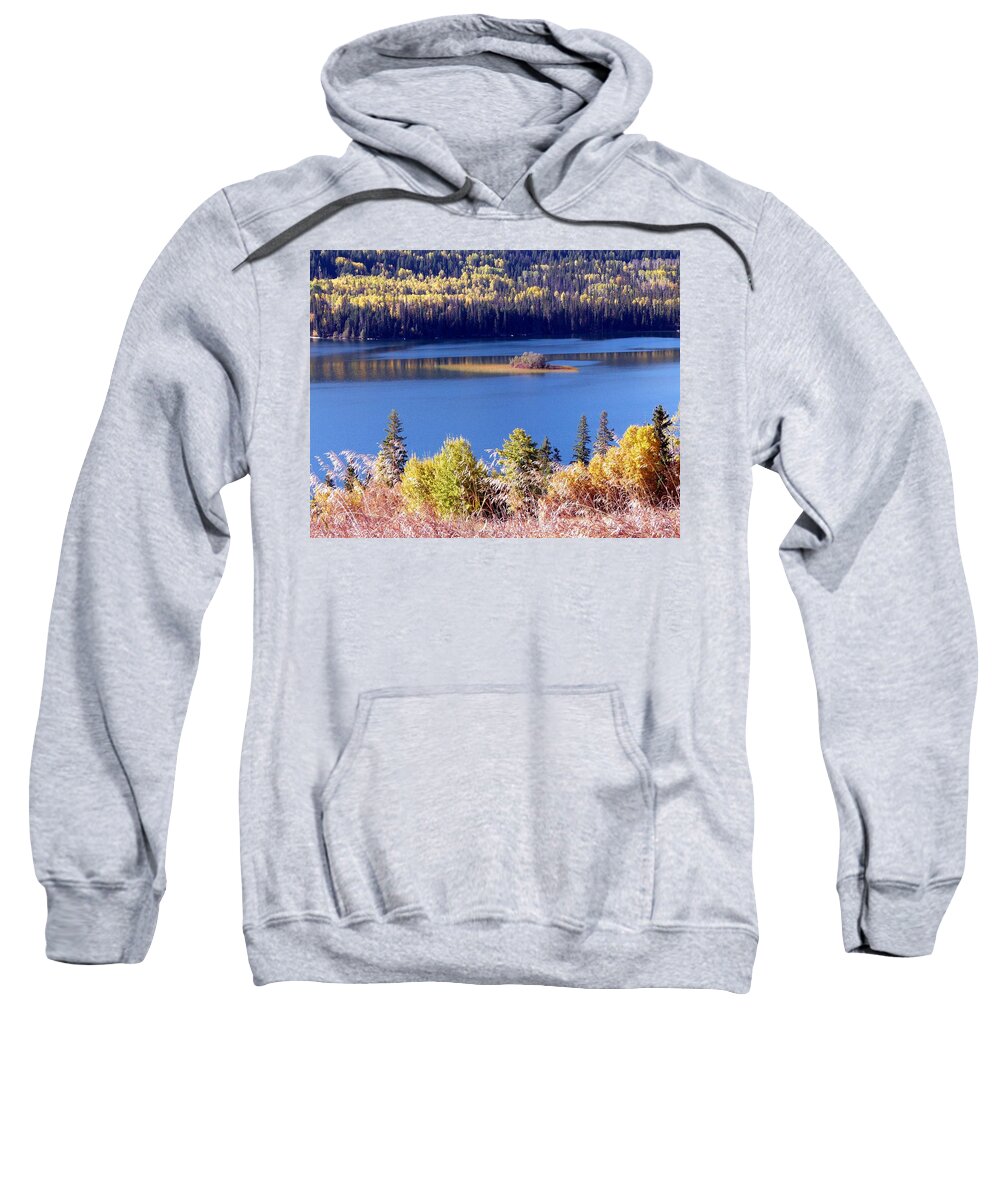 Lac Des Roches Sweatshirt featuring the photograph Lac Des Roches In Autumn by Will Borden