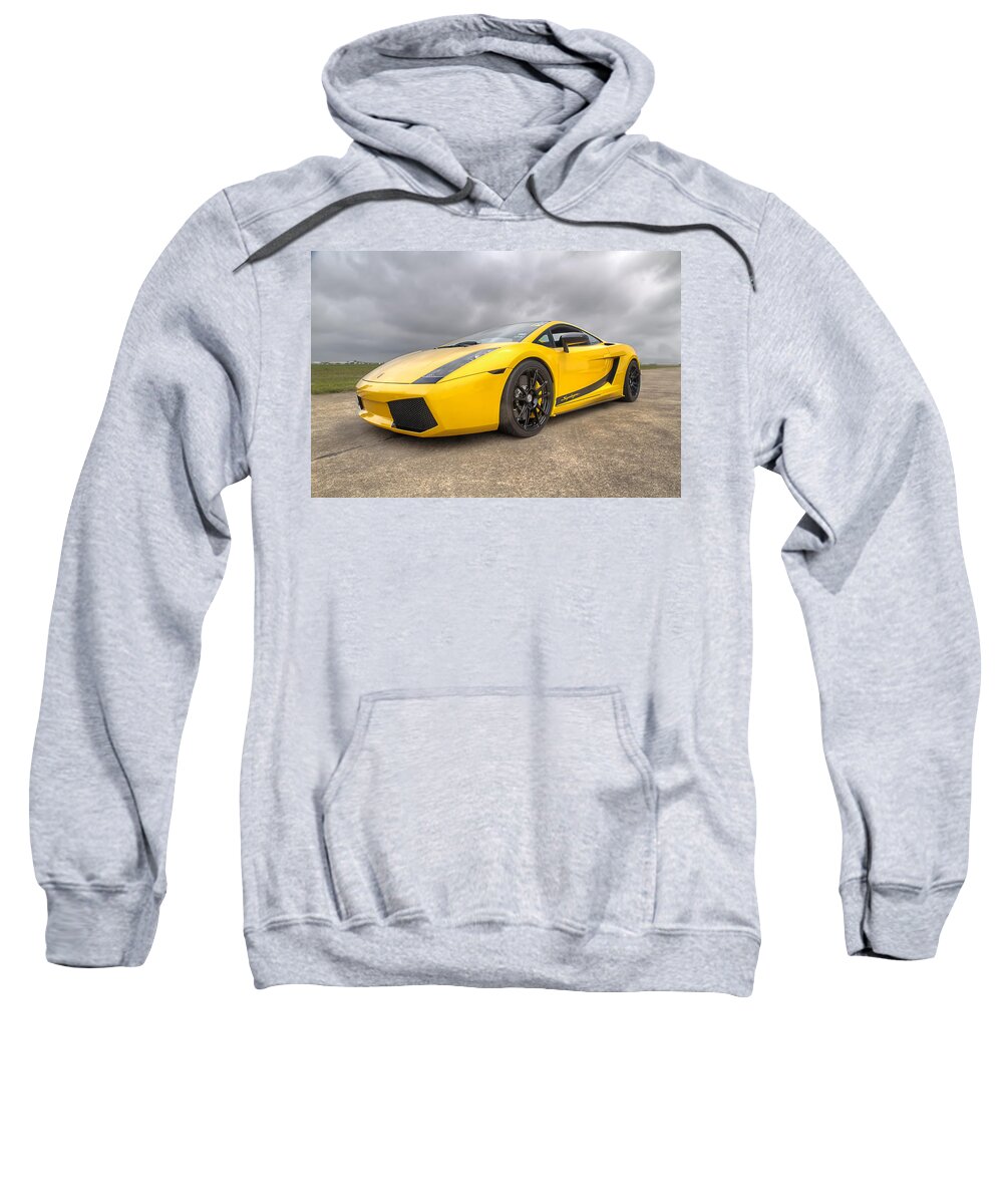Lamborghini Sweatshirt featuring the photograph Lamborghini Gallardo Superleggera by Tim Stanley