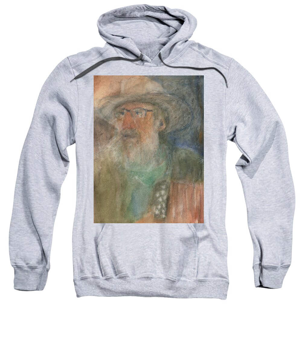 Portrait Sweatshirt featuring the painting Las Mananitas by Suzy Norris