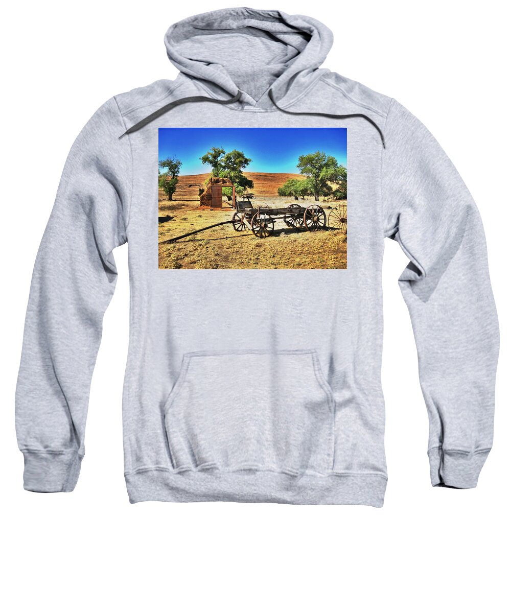 California Sweatshirt featuring the photograph Late for Market by Spencer Hughes