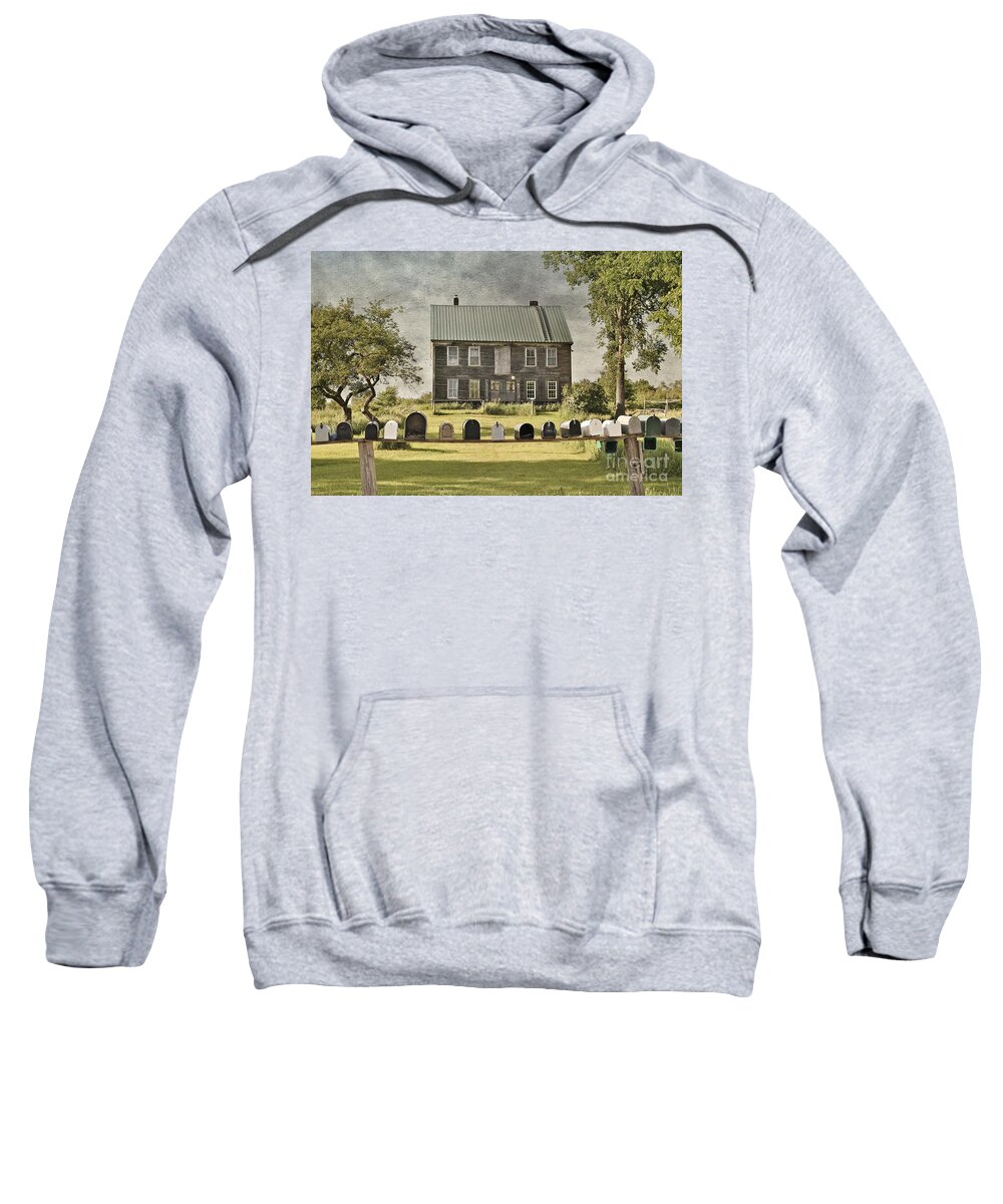 Maine Sweatshirt featuring the photograph Lined-Up by Karin Pinkham