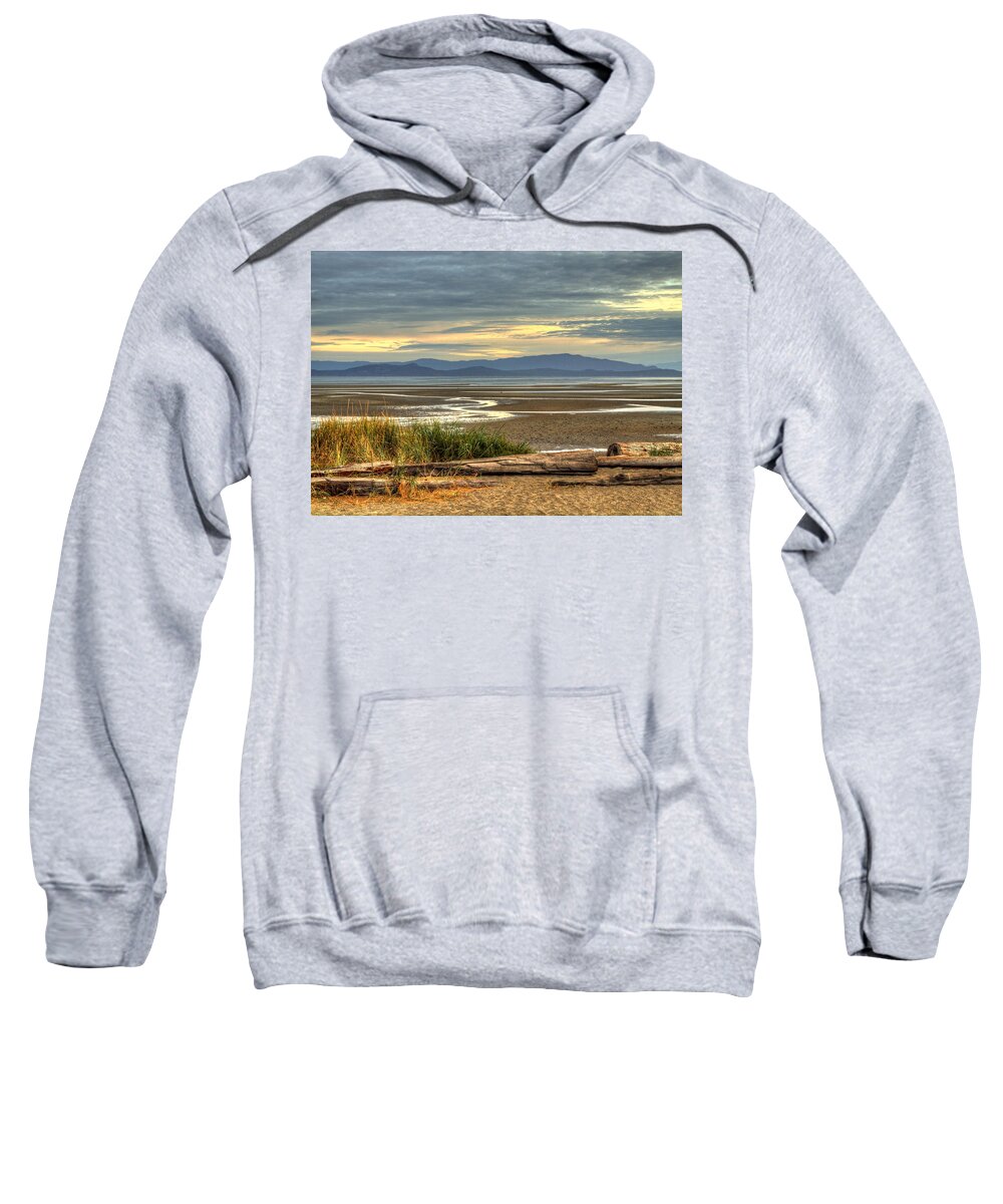Landscape Sweatshirt featuring the photograph Low Tide by Randy Hall