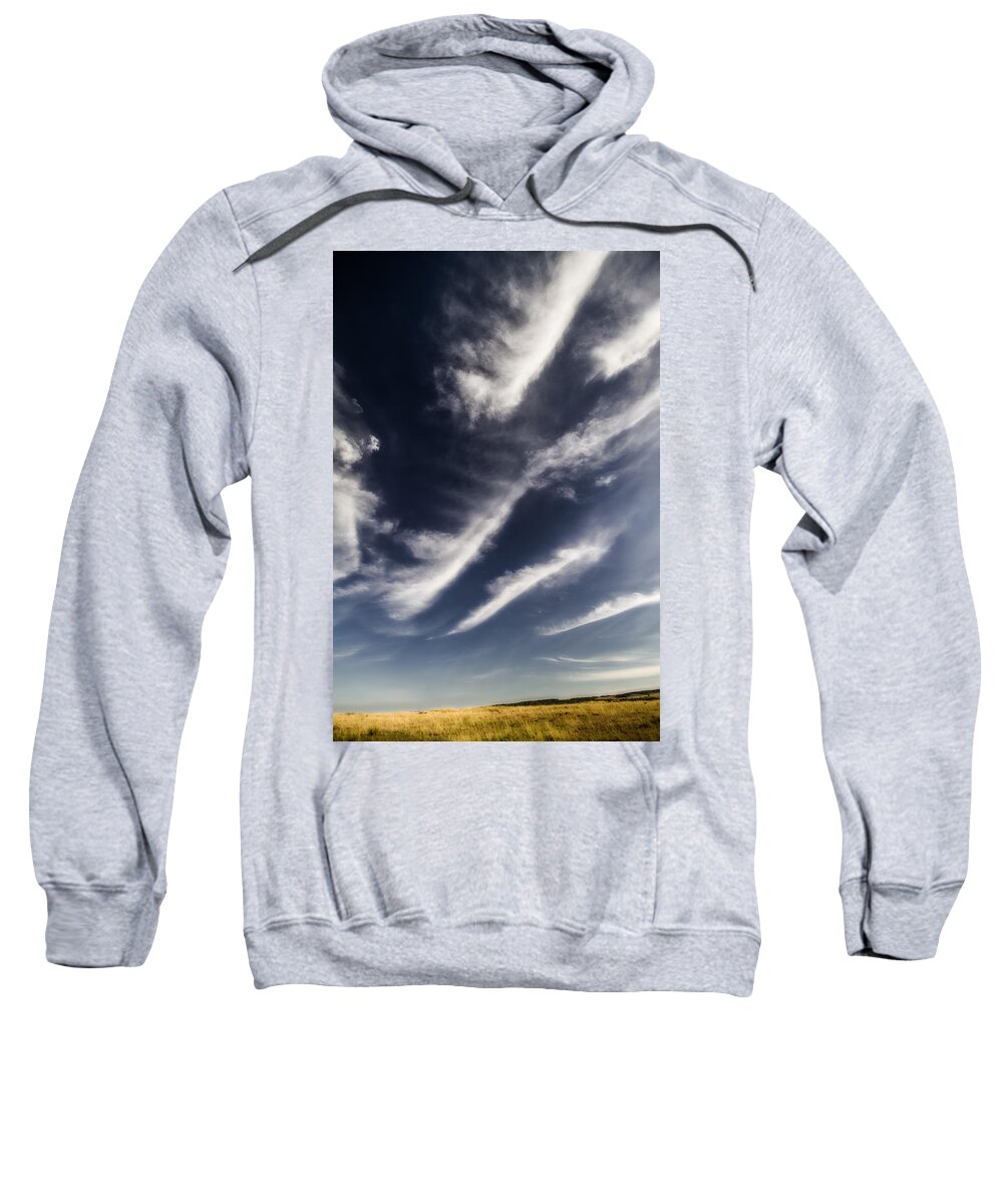 Africa Sweatshirt featuring the photograph Mara whisp clouds by Mike Gaudaur