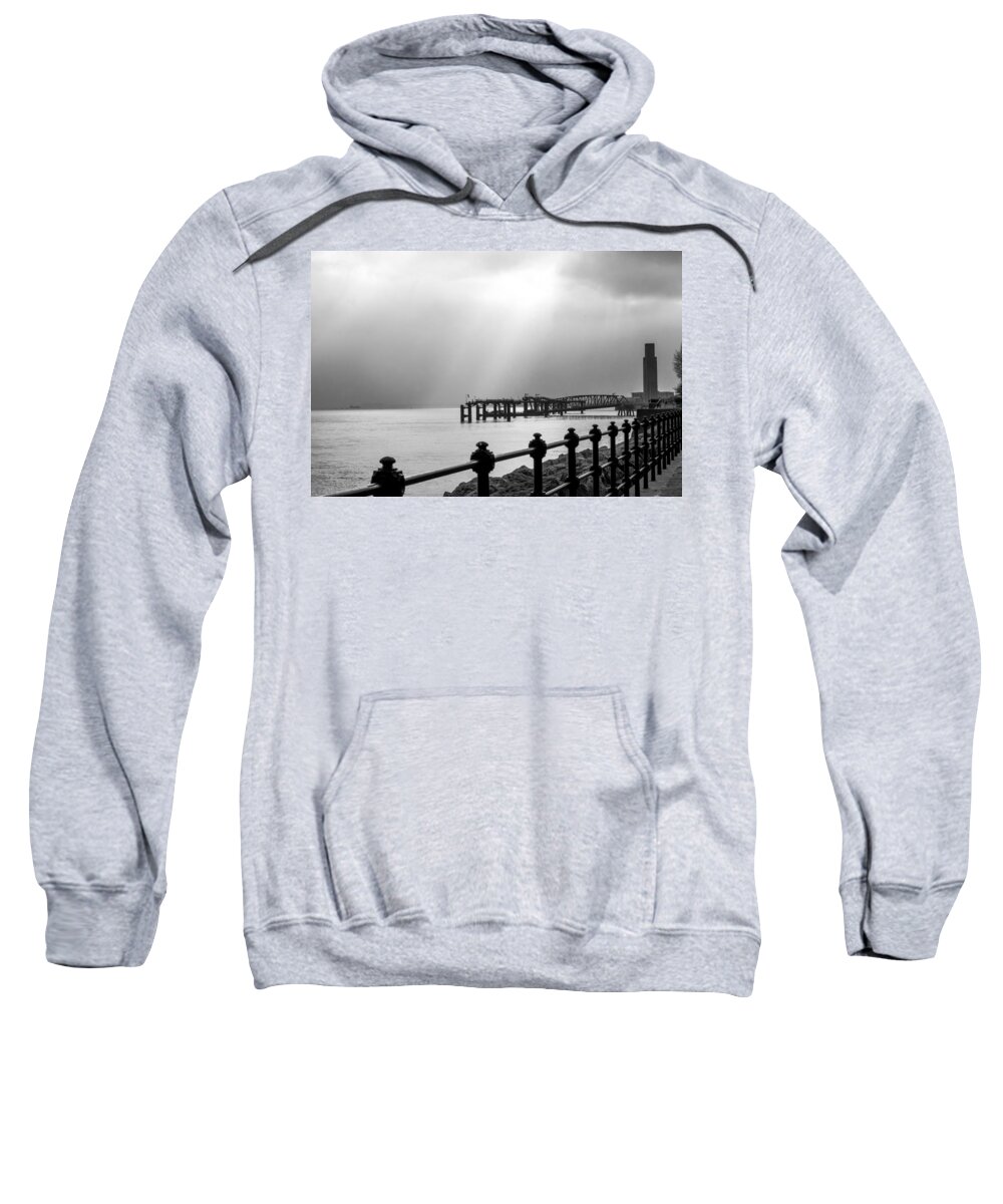 Boat Sweatshirt featuring the photograph Mersey Halo by Spikey Mouse Photography