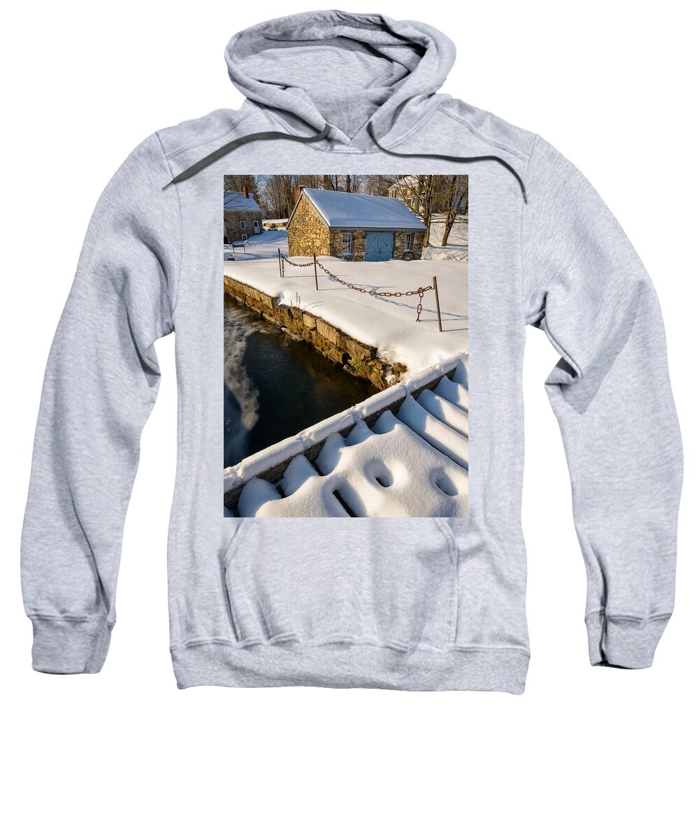 Waterloo Sweatshirt featuring the photograph Morning Snow by Mark Rogers