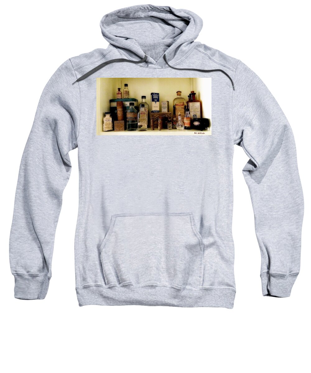 Still Life Sweatshirt featuring the painting Old-Time Remedies by RC DeWinter