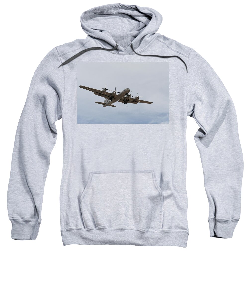 Air Sweatshirt featuring the photograph On Final by David S Reynolds