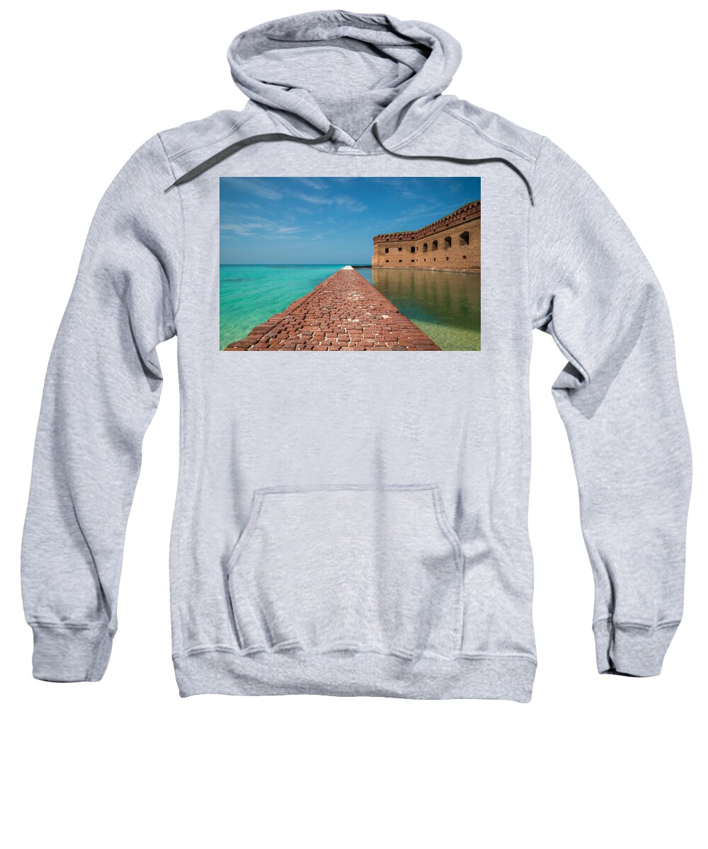 Florida Sweatshirt featuring the photograph Outer Walk by Kristopher Schoenleber