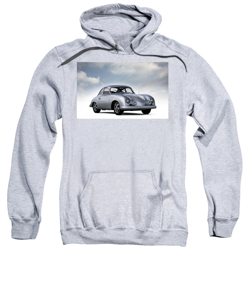 Porsche Sweatshirt featuring the digital art Outlaw 356 by Douglas Pittman
