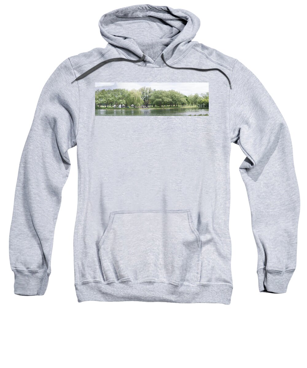 Canada Sweatshirt featuring the photograph Park in Toronto Island by Thomas Marchessault