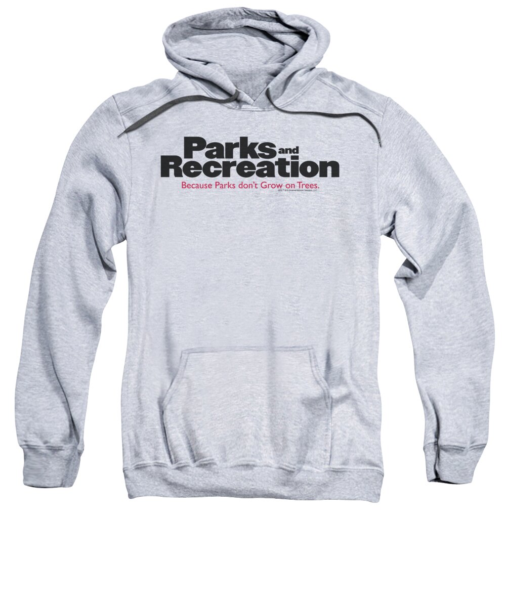 Parks And Rec Sweatshirt featuring the digital art Parks And Rec - Logo by Brand A