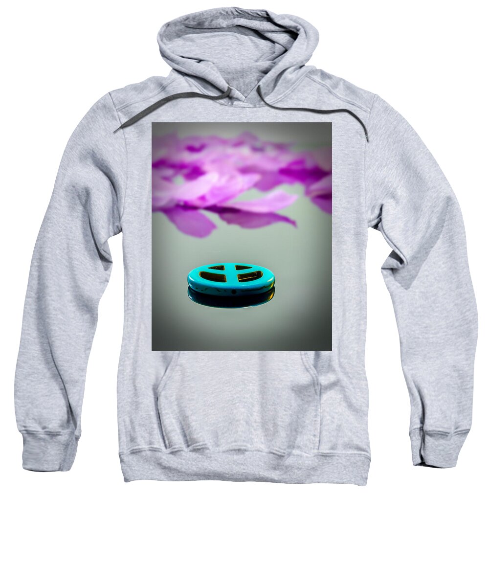 Peace Sign Sweatshirt featuring the photograph Peace to You by Rick Bartrand