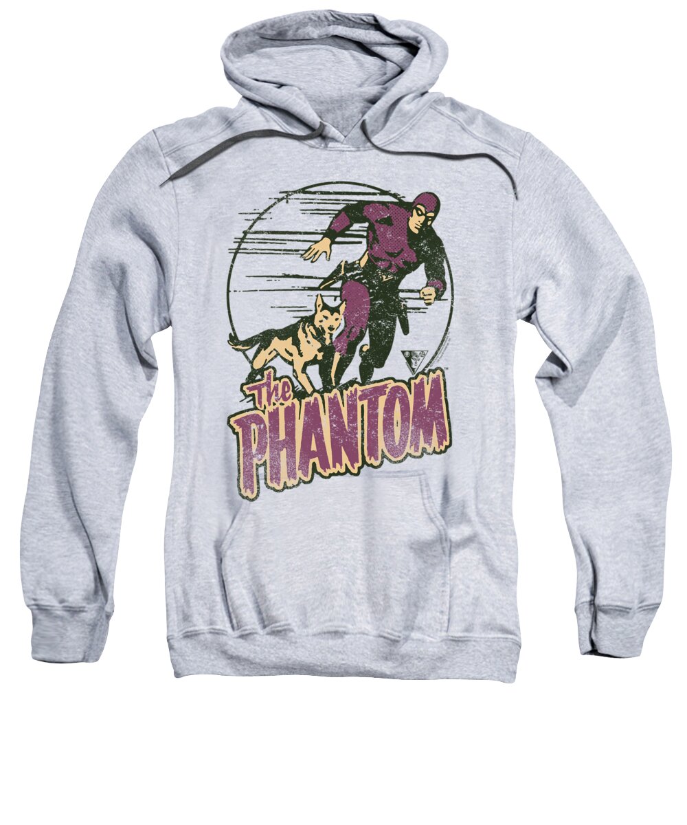 Sweatshirt featuring the digital art Phantom - Phantom And Dog by Brand A