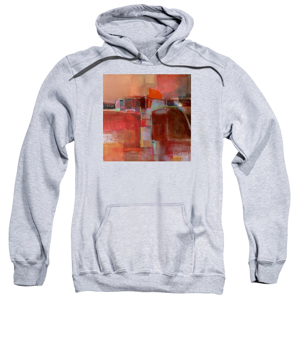 Abstract Sweatshirt featuring the painting Pont des Arts by Michelle Abrams