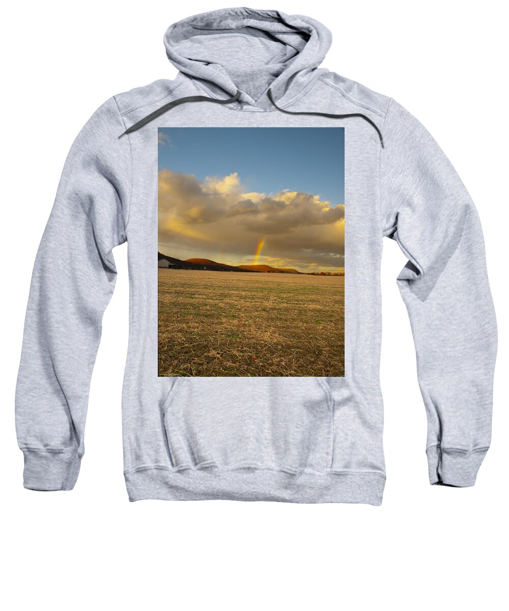 Joshua House Photography Sweatshirt featuring the photograph Rainbows and Ridges by Joshua House