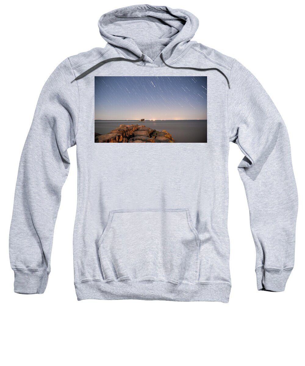 New Jersey Sweatshirt featuring the photograph Raining Stars by Kristopher Schoenleber