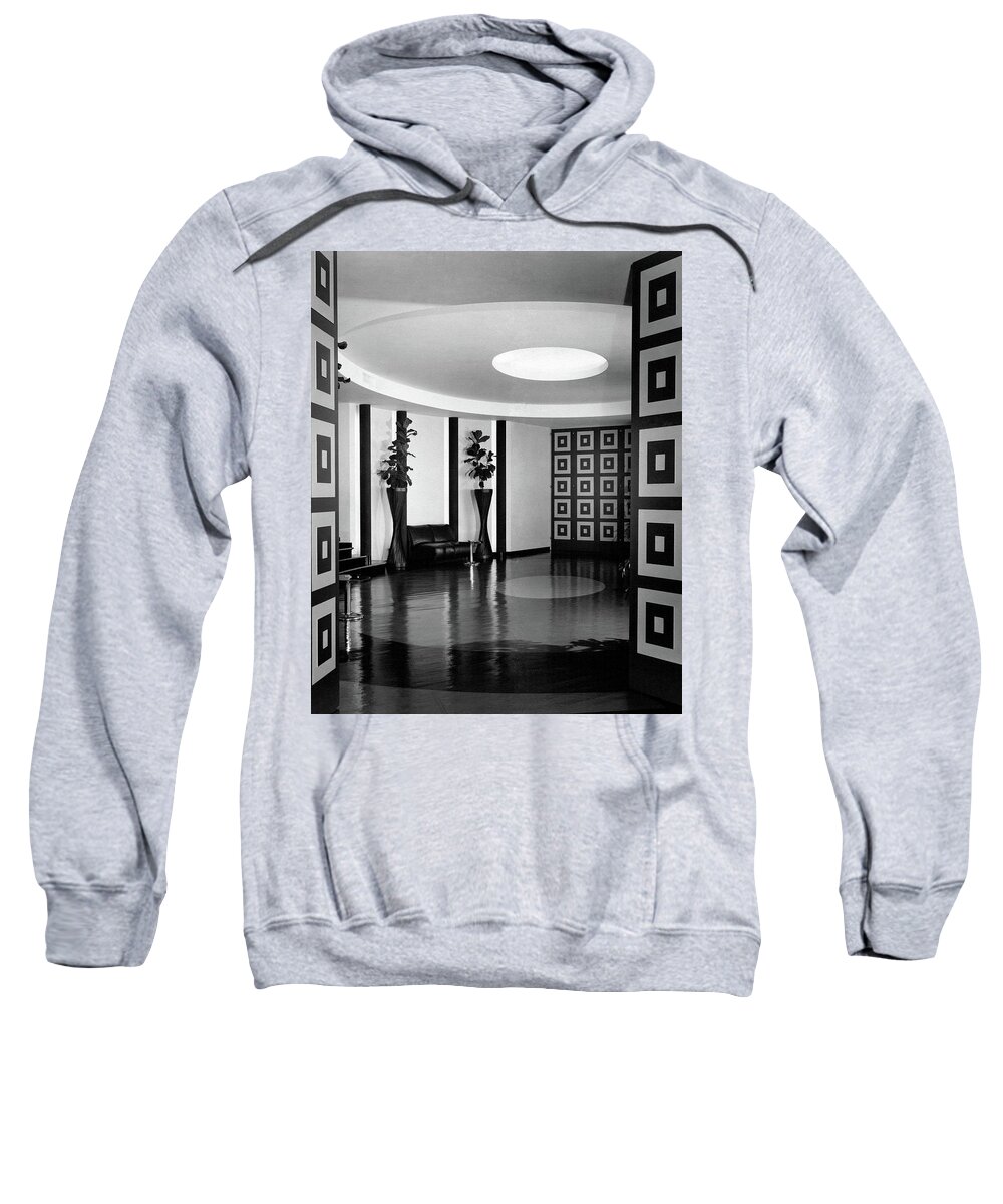 Architecture Sweatshirt featuring the photograph Reception Hall At The Terrace Club by Peter Nyholm