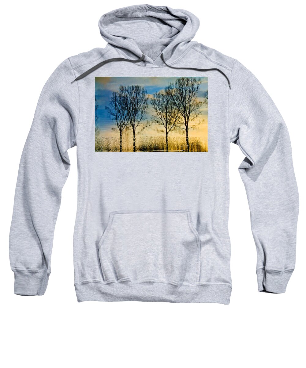 Landscape Sweatshirt featuring the photograph Reflections by Adriana Zoon