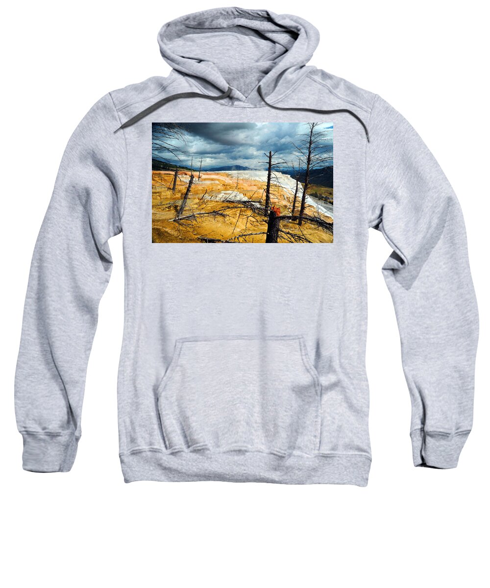 United States Sweatshirt featuring the photograph Rising Heat by Richard Gehlbach