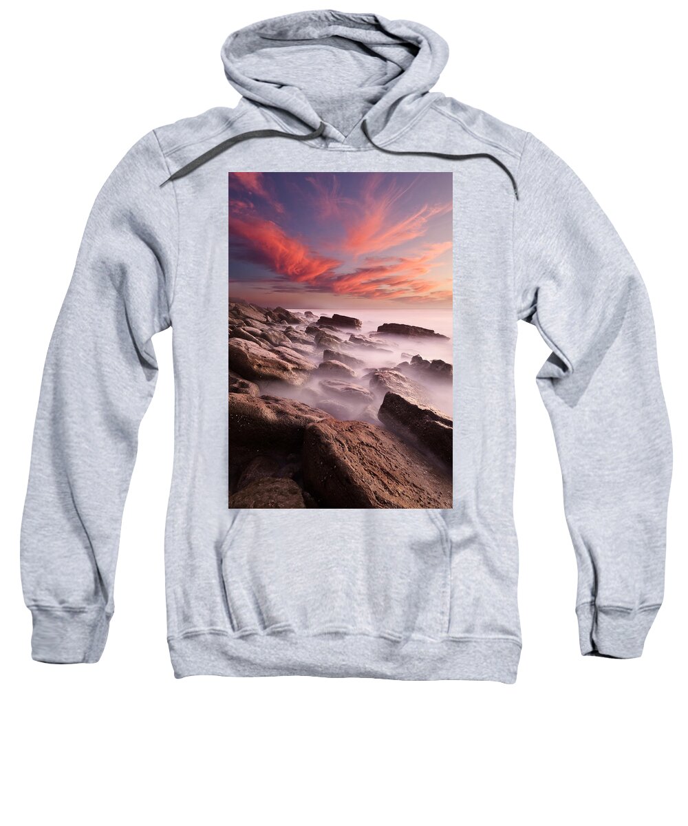 Rocks Sweatshirt featuring the photograph Rock caos by Jorge Maia