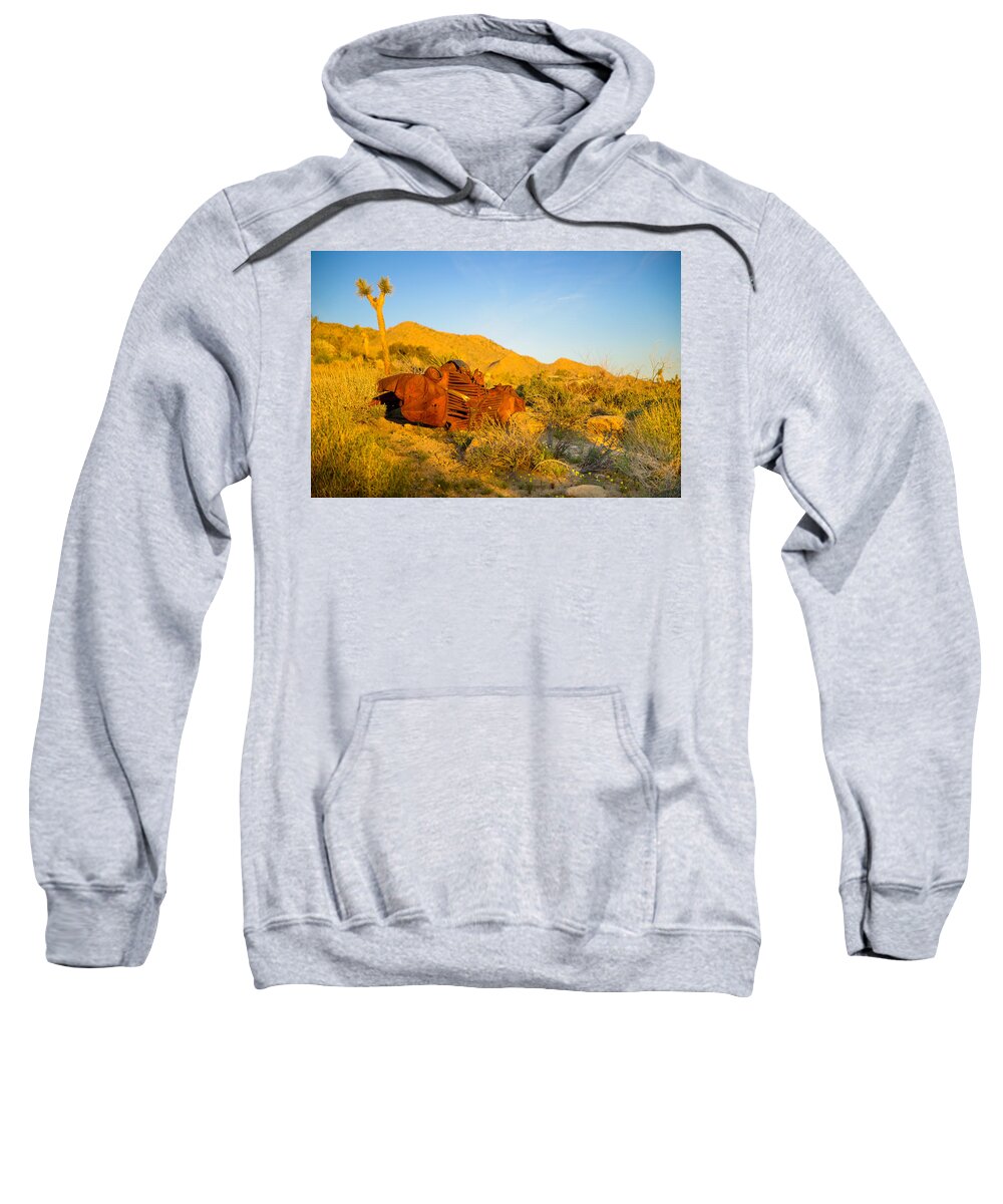 Sun Rise Sweatshirt featuring the photograph Rust in the Dawn Light by Mark Rogers
