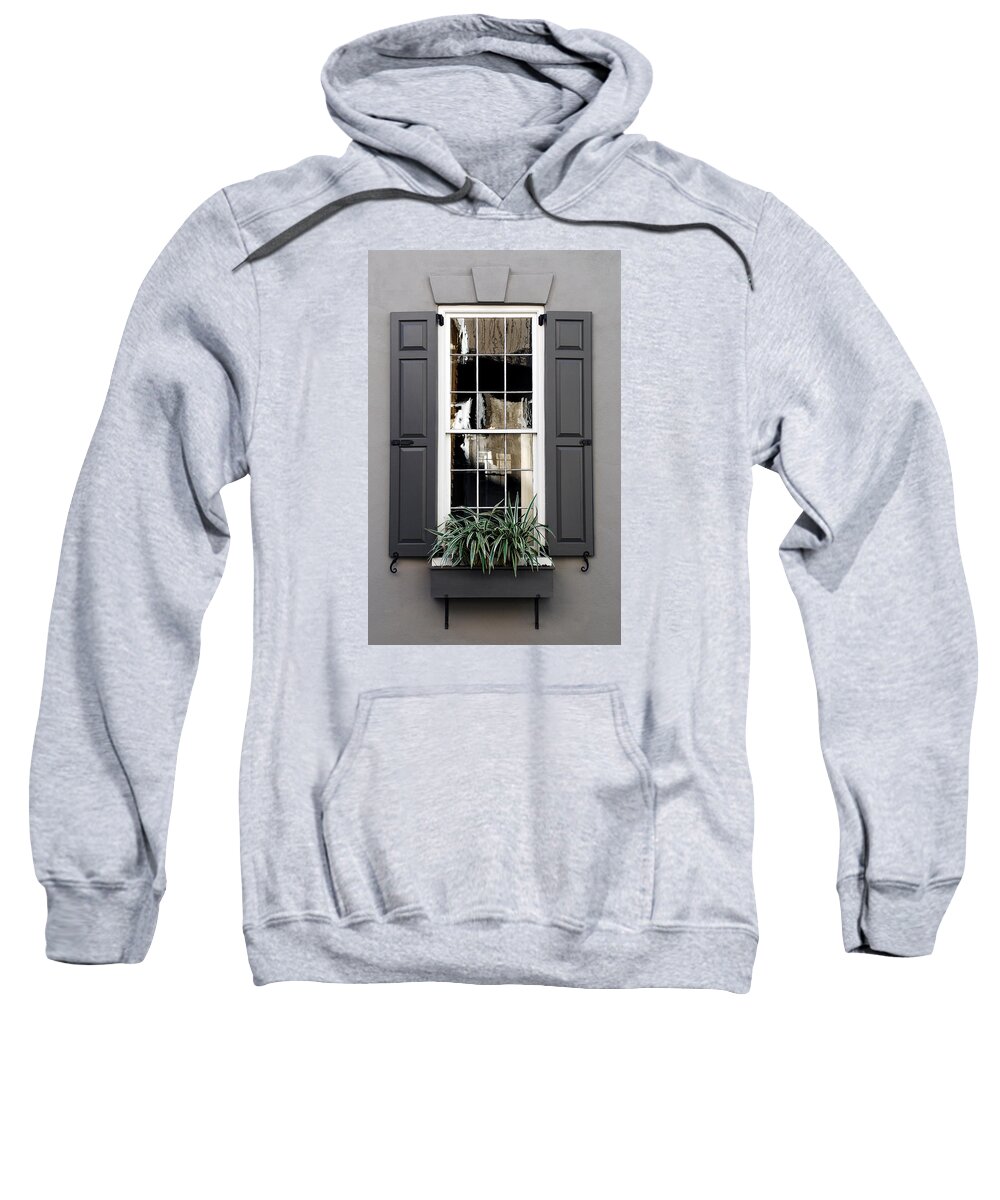 Charleston Sweatshirt featuring the photograph Shades Of Grey In Charleston by Skip Willits
