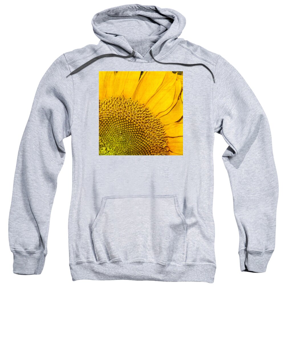 Sunflower Sweatshirt featuring the photograph Slice of Sunshine by Cathy Kovarik
