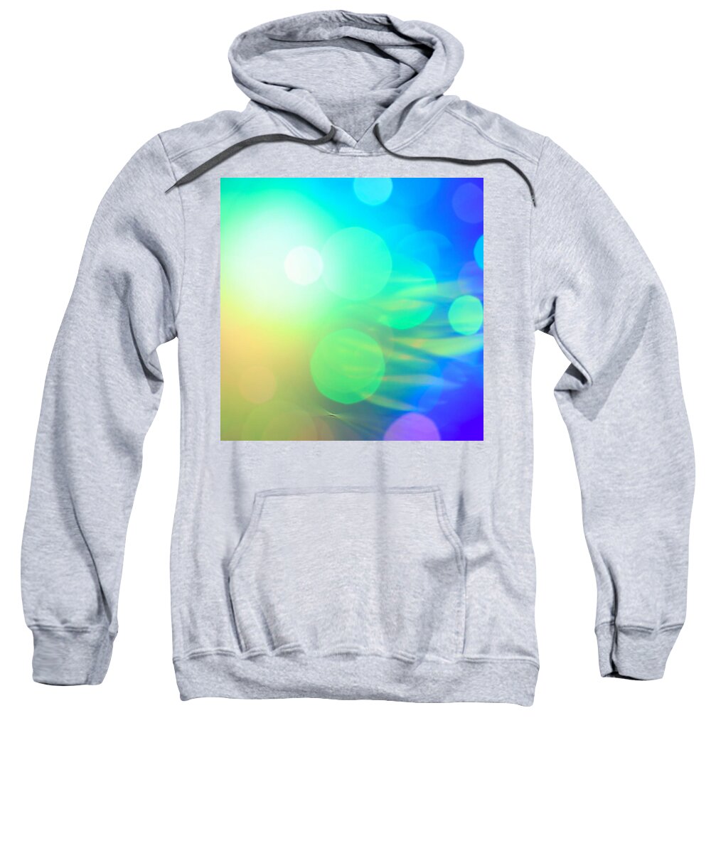 Abstract Sweatshirt featuring the photograph Spirit in the Sky by Dazzle Zazz