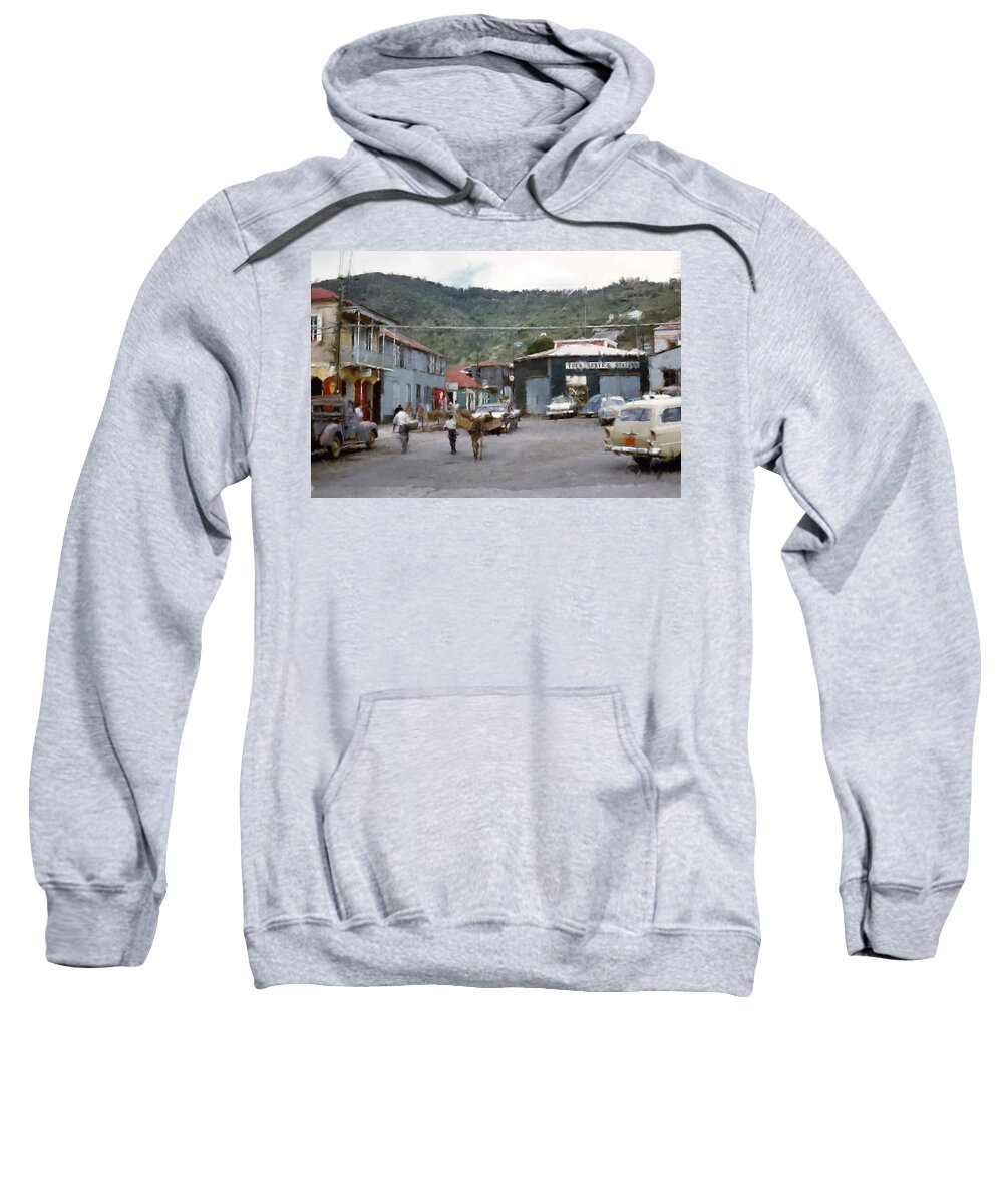 Street Sweatshirt featuring the photograph Street Scene 1 by Cathy Anderson