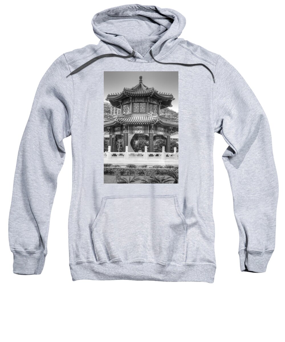 Taipei Sweatshirt featuring the photograph Taiwan Gazebo by Bill Hamilton