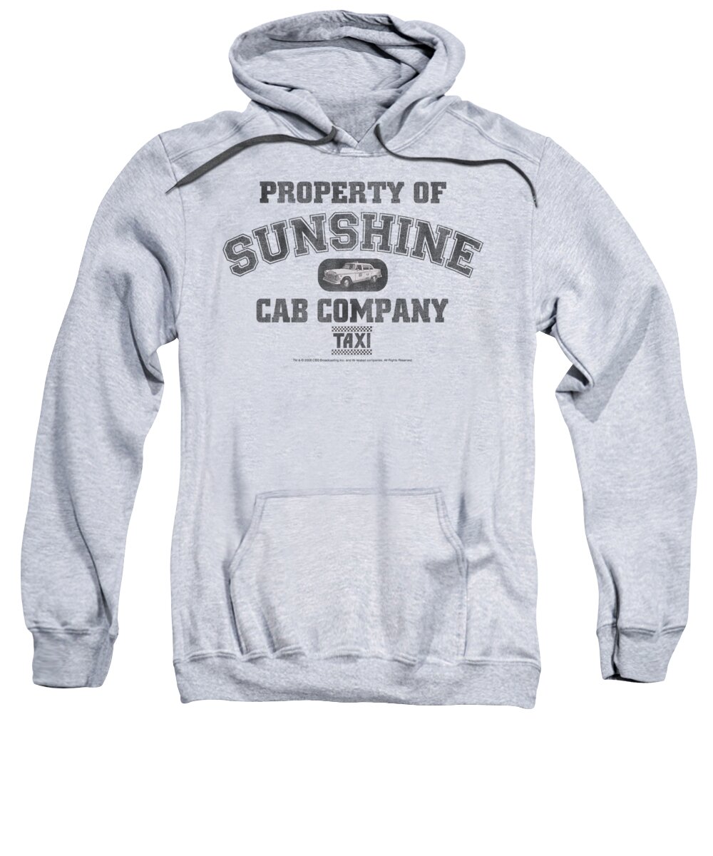 Taxi Sweatshirt featuring the digital art Taxi - Property Of Sunshine Cab by Brand A
