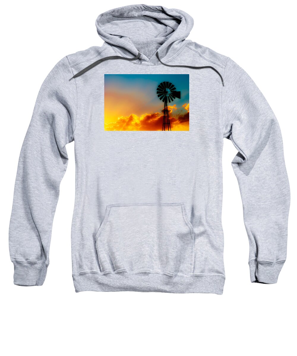 Texas Sunrise Sweatshirt featuring the photograph Texas Sunrise by Darryl Dalton