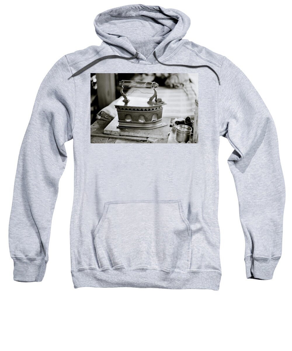 Antique Sweatshirt featuring the photograph The Antique Iron by Shaun Higson