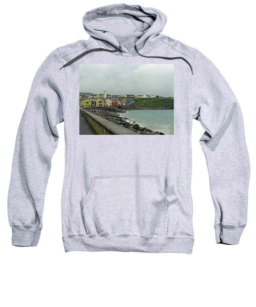 Ireland Sweatshirt featuring the photograph The Beautiful Shores of Ireland by Brenda Brown