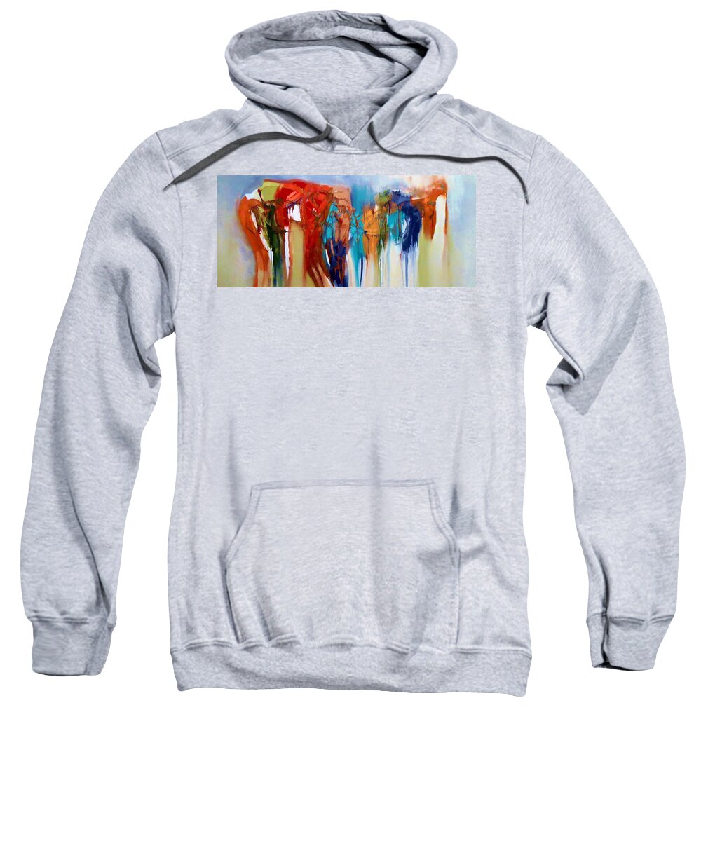 Closet Sweatshirt featuring the painting The Closet by Lisa Kaiser