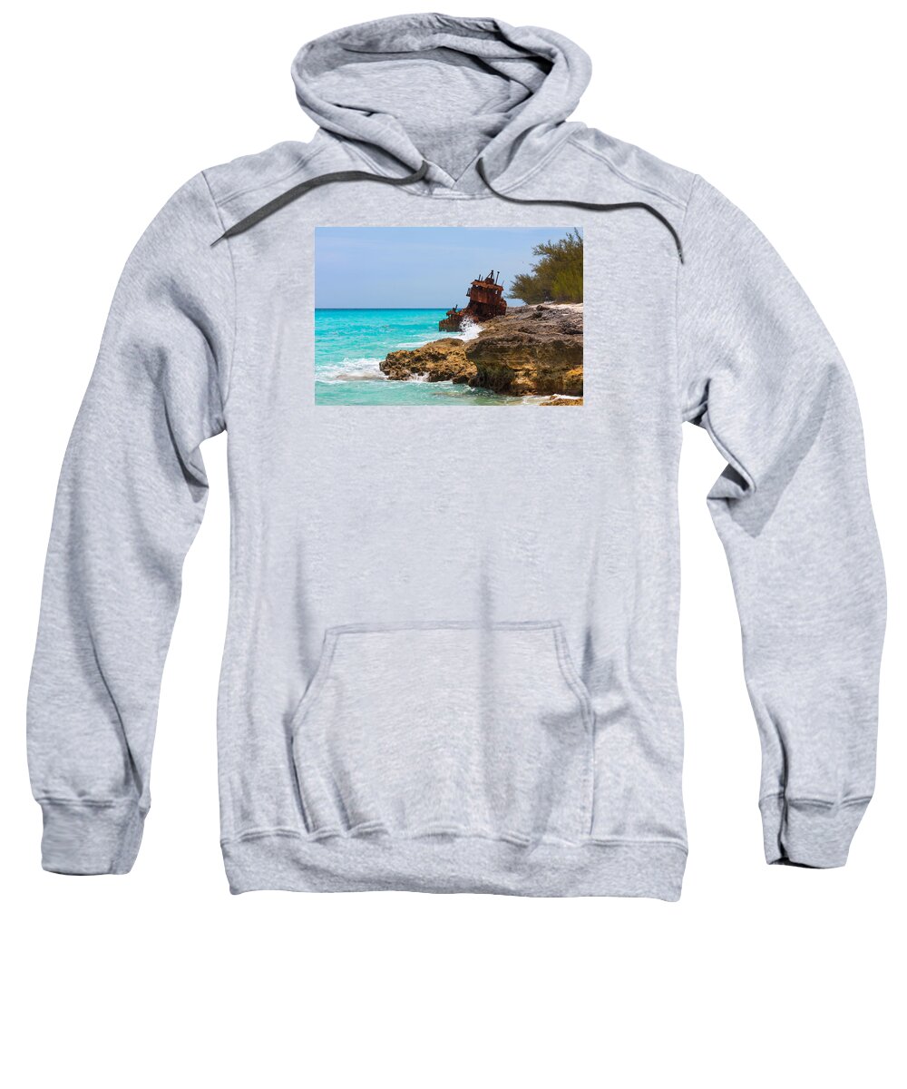 Shipwreck Sweatshirt featuring the photograph The Gallant Lady by Ed Gleichman