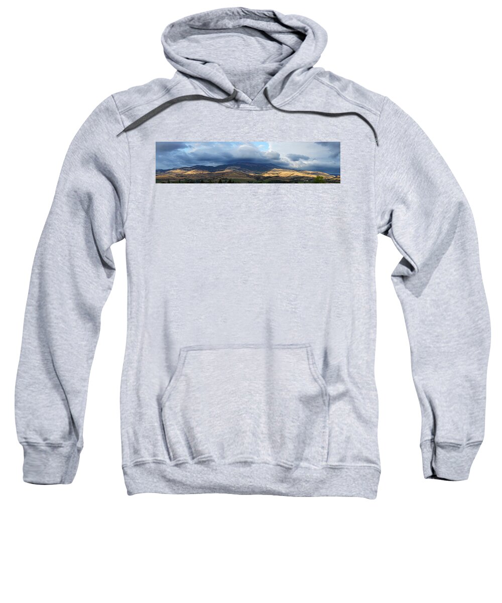 Panorama Sweatshirt featuring the photograph The Hills of Ashland by Mick Anderson