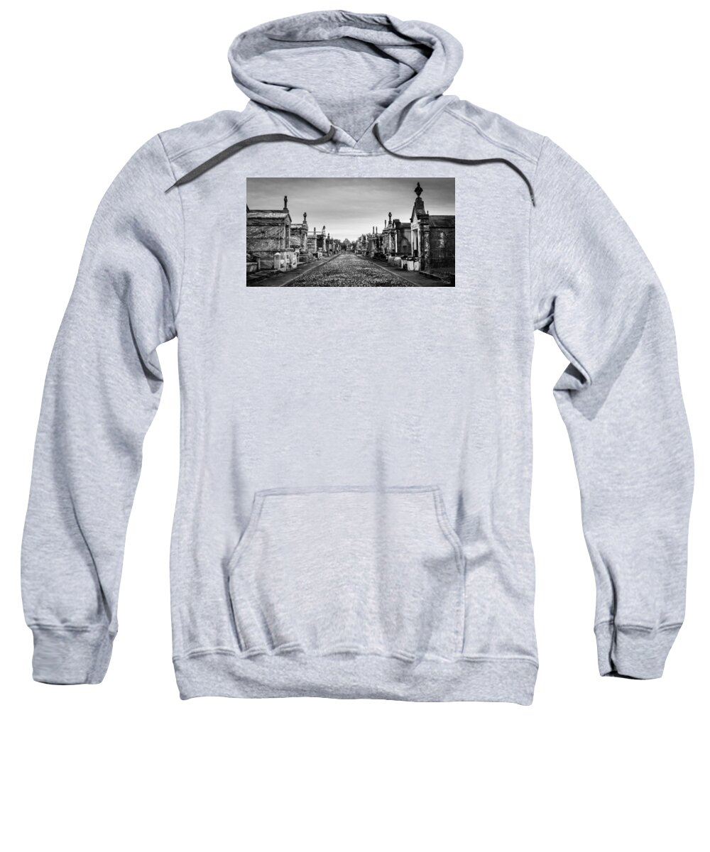 New Orleans Sweatshirt featuring the photograph The Metairie Cemetery by Tim Stanley