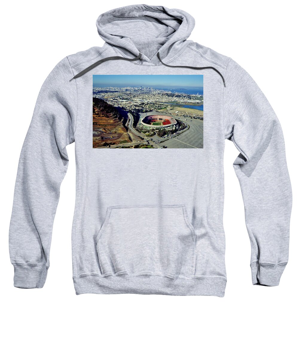 San Francisco Sweatshirt featuring the photograph The Stick by Benjamin Yeager