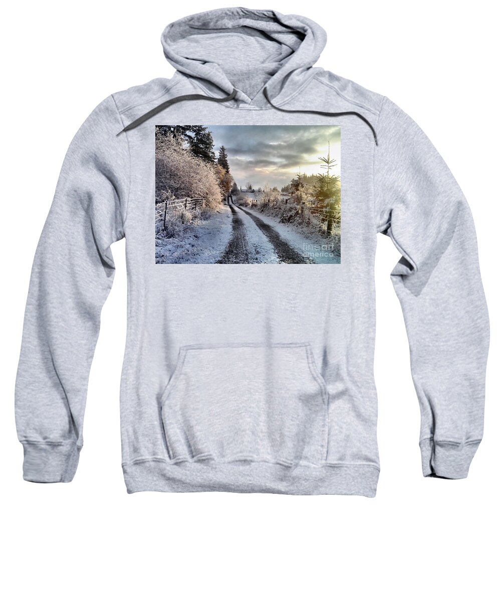 Landscape Sweatshirt featuring the photograph The Way Home by Rory Siegel