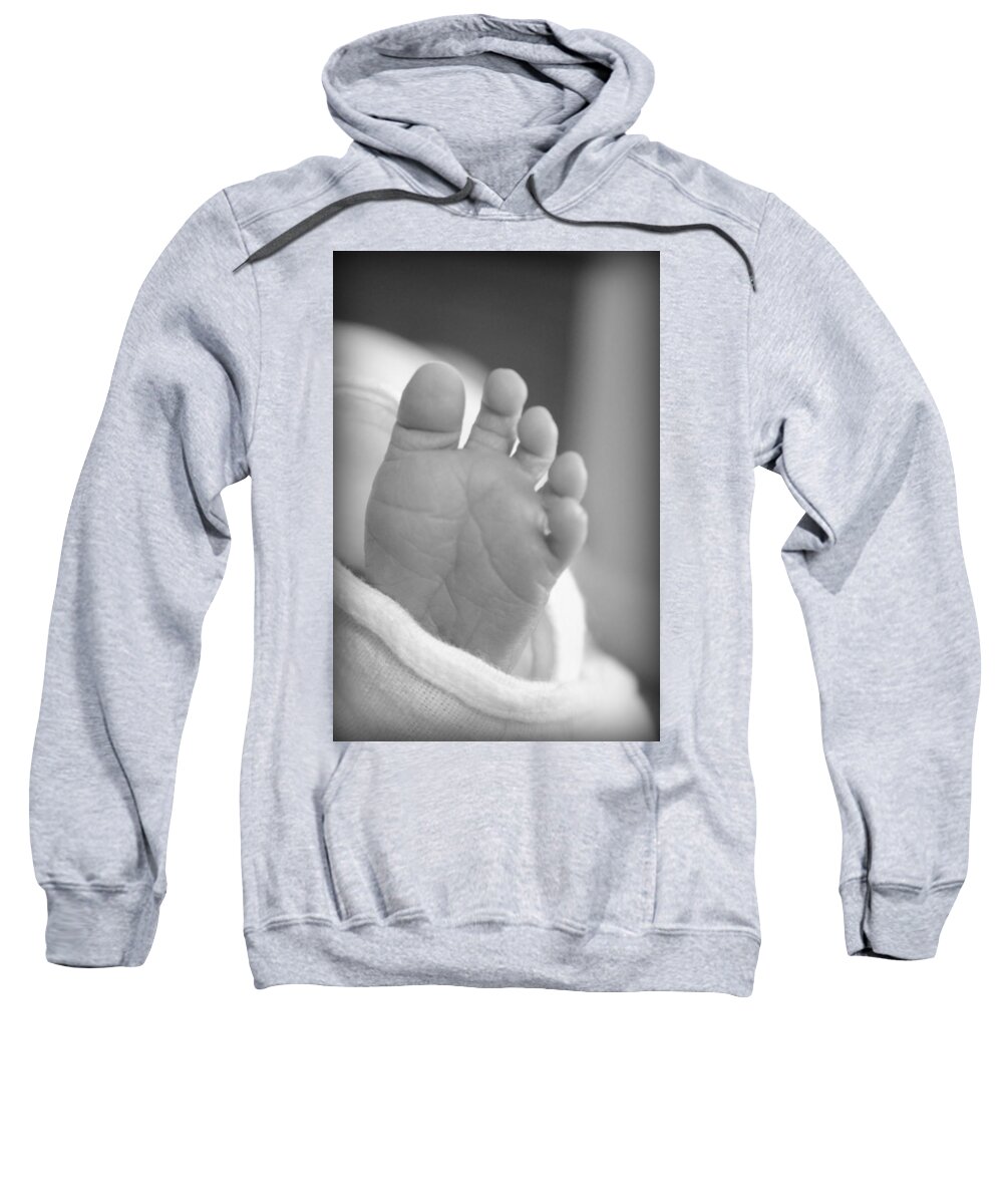 Kelly Hazel Sweatshirt featuring the photograph Tiny Toes by Kelly Hazel