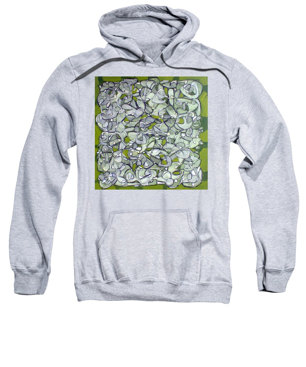 Abstract Sweatshirt featuring the painting Untitled #43 by Steven Miller