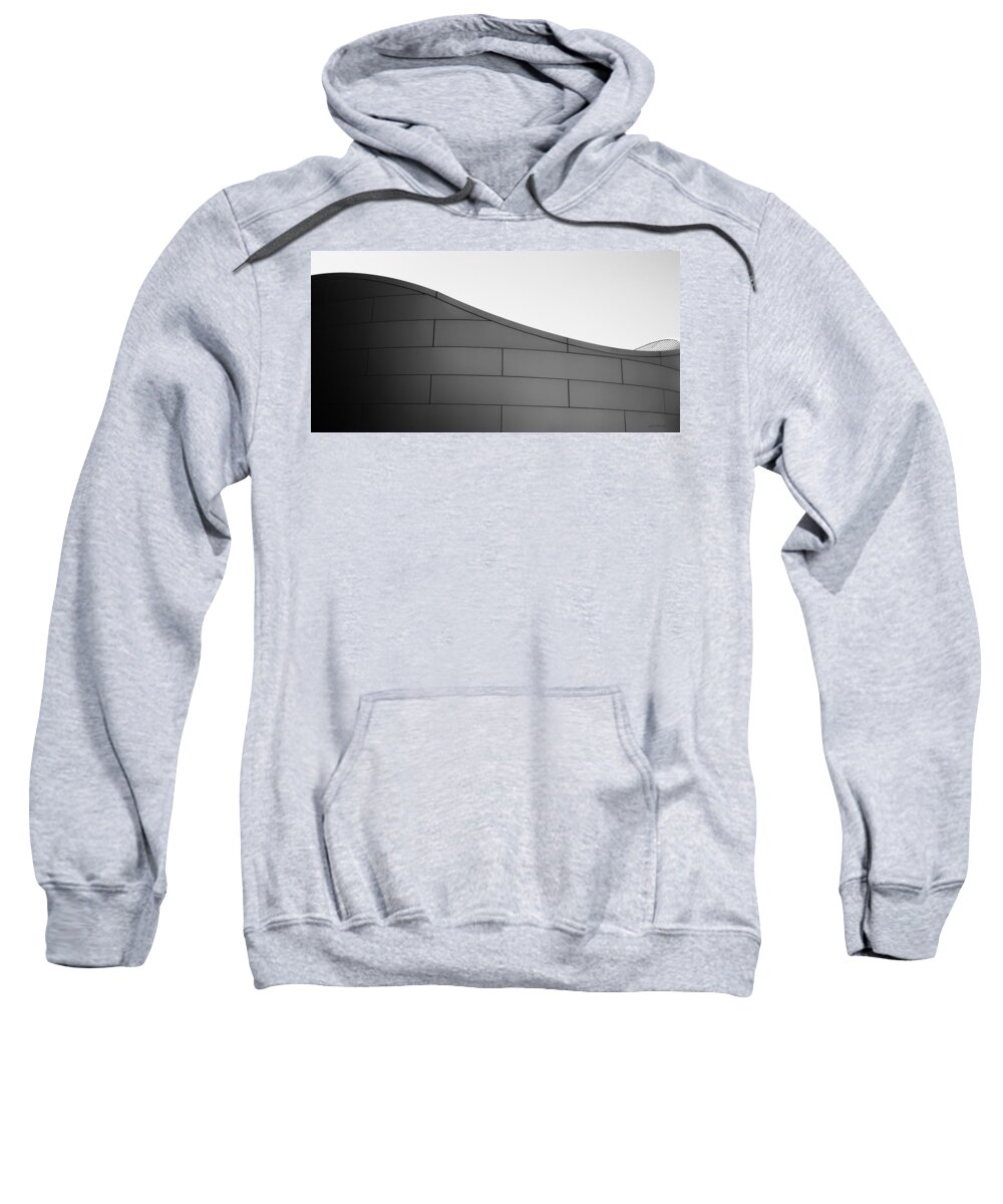 Abstracts Sweatshirt featuring the photograph Urban Wave - Abstract by Steven Milner