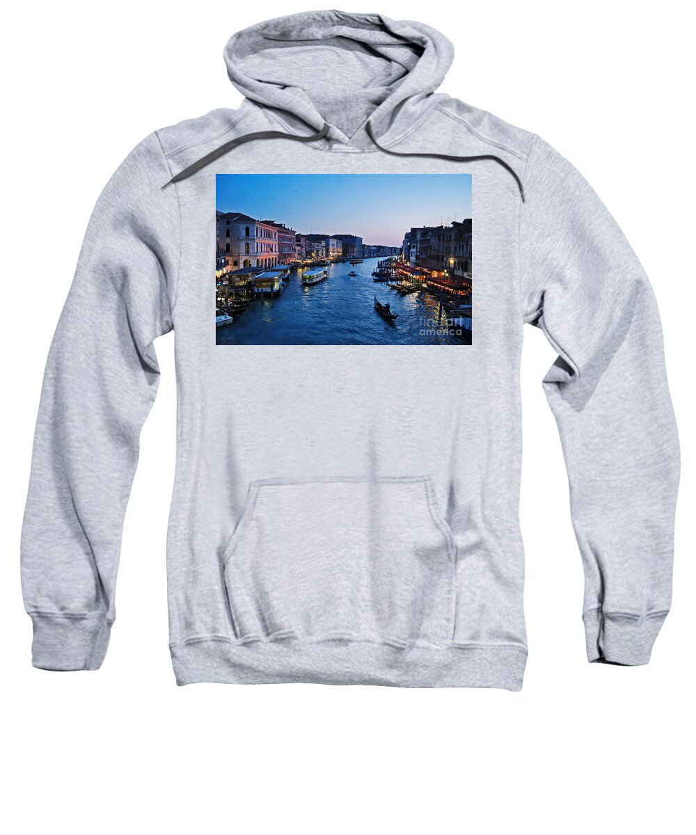 Arquitetura Sweatshirt featuring the photograph Venezia - Il Gran Canale by Carlos Alkmin